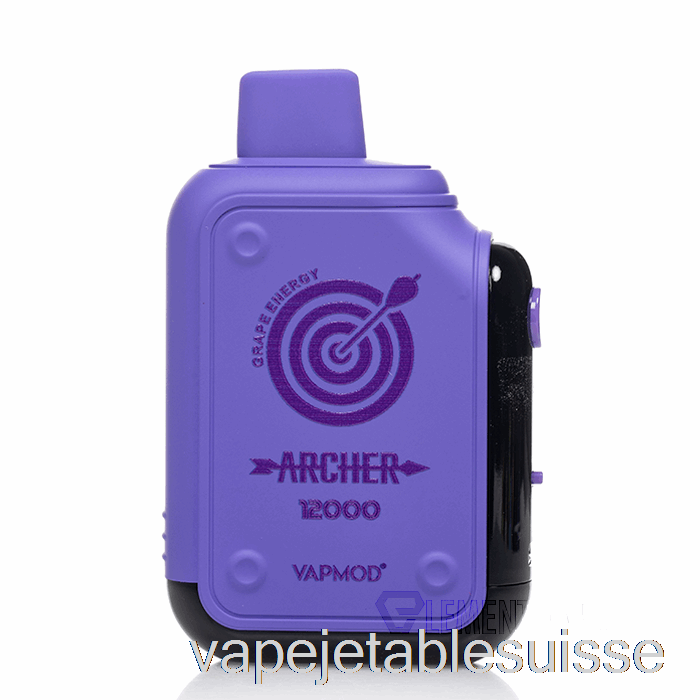 Vape Suisse Archer 12000 énergie De Raisin Jetable